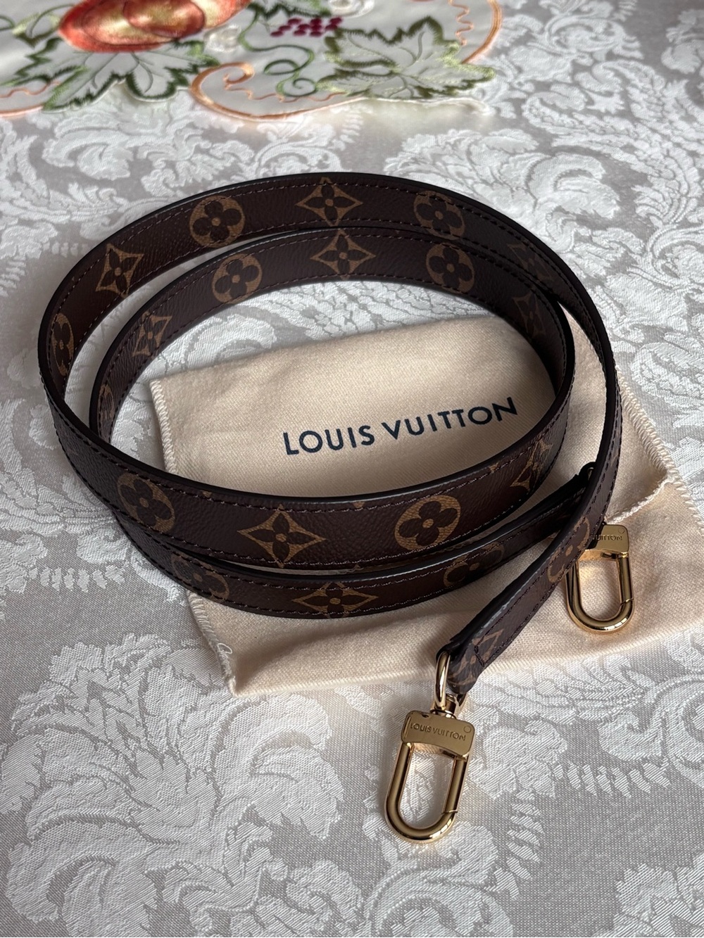 Authentic Louis Vuitton Non Adjustable Monogram Crossbody Strap from Pallas BB